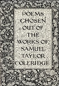 Dekorace stránky pro „Básně vybrané z díla Samuela Taylora Coleridge“, vydané nakladatelstvím Kelmscott Press od William Morris